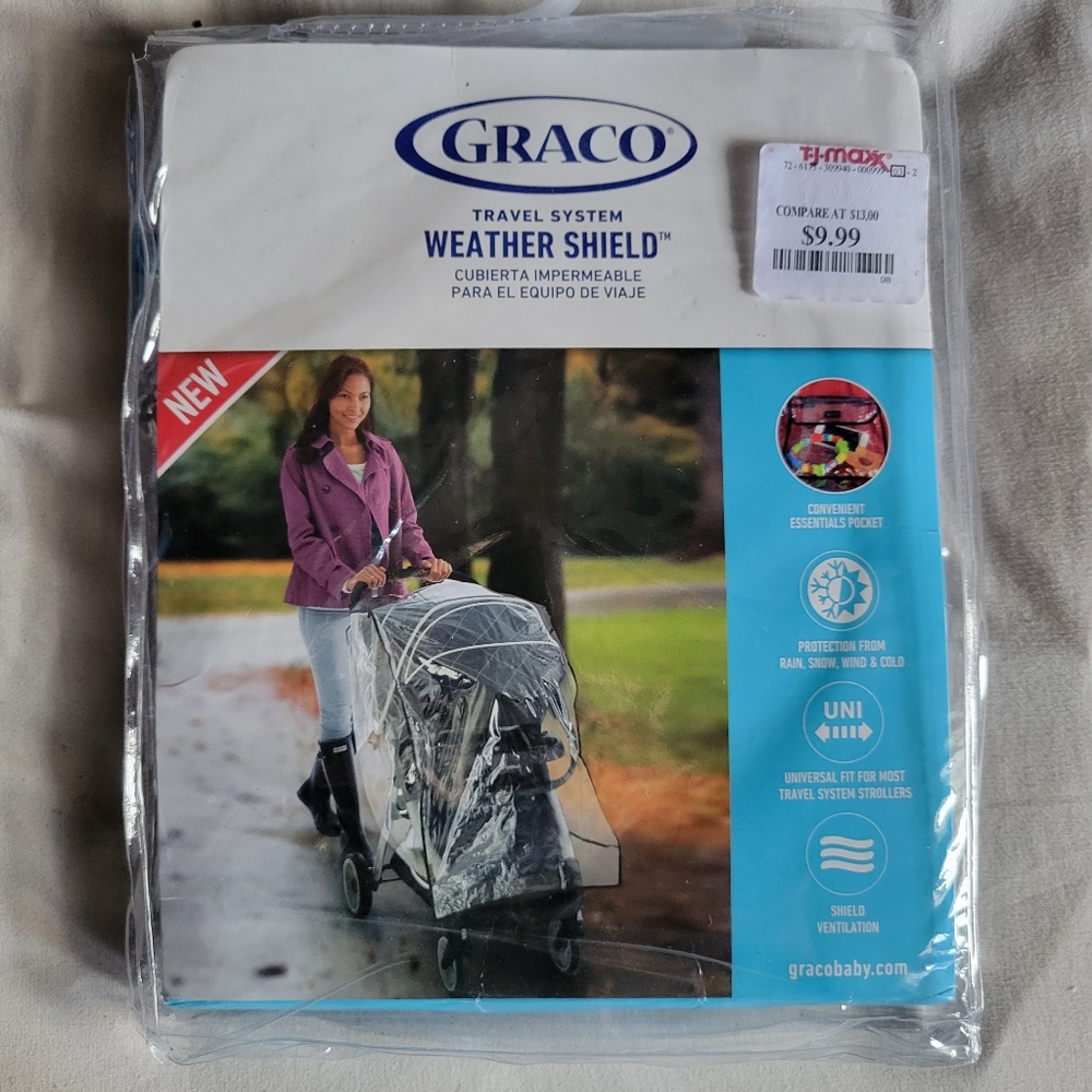 Stroller rain cover